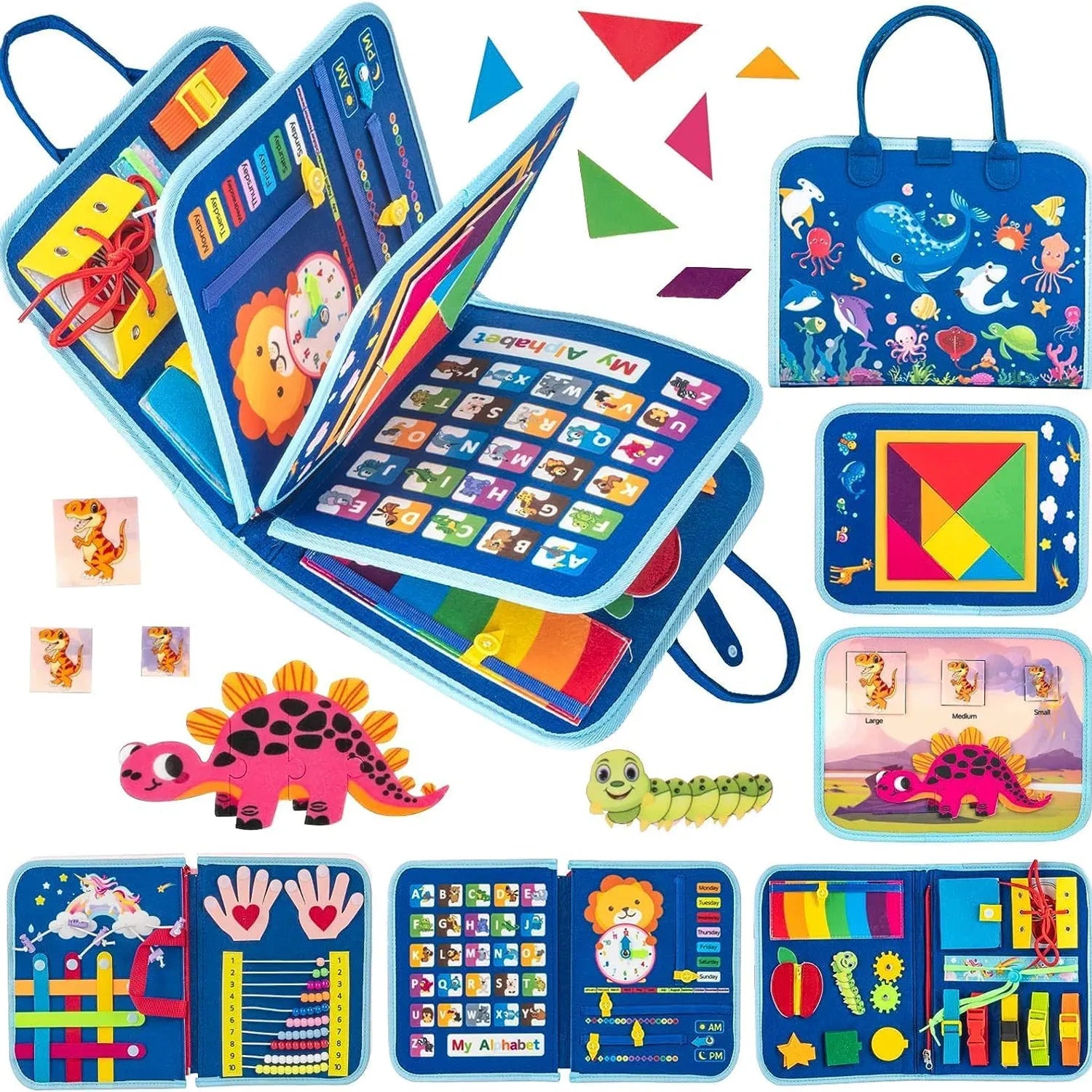 Carpeta sensorial multiactividades Montessorikidschile