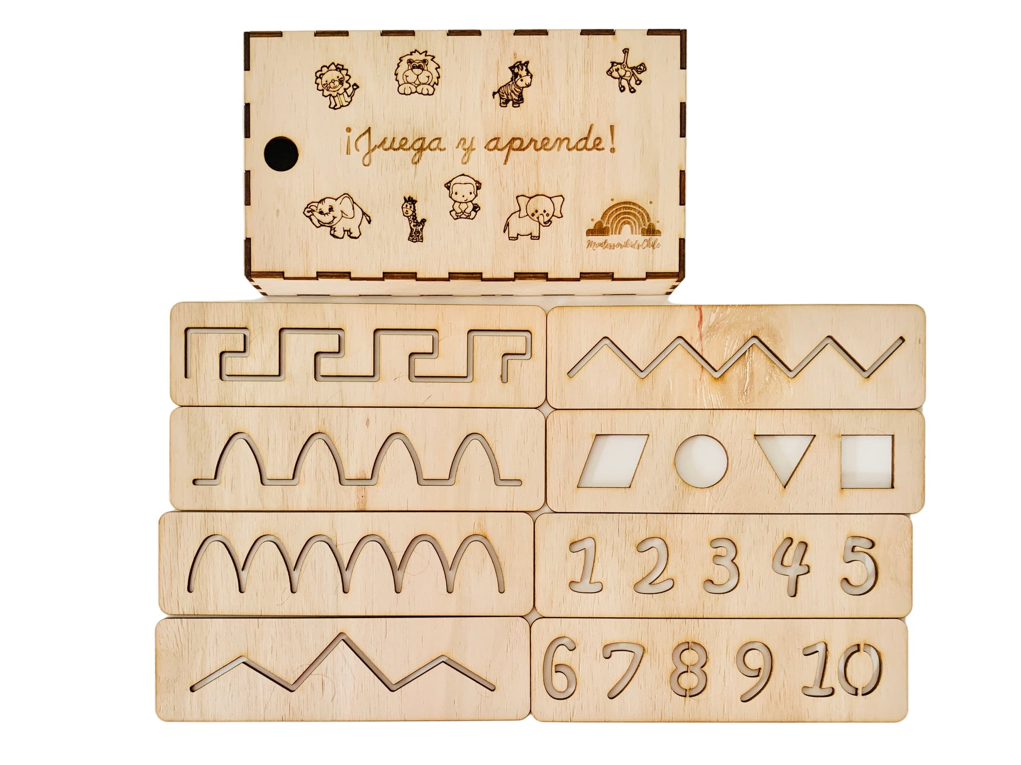 Box de trazos lectoescritura - Montessorikidschile