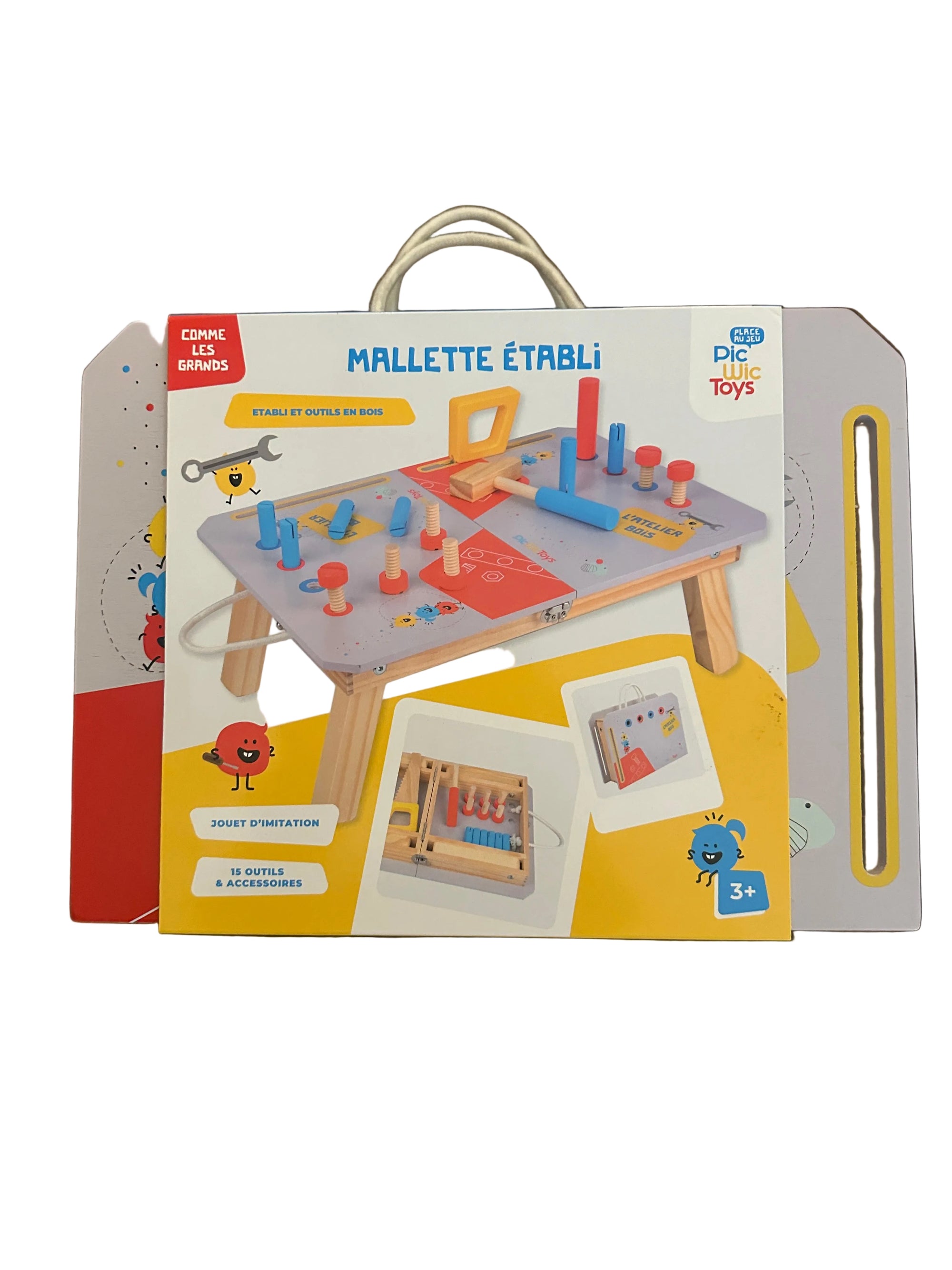 Mesa de herramientas de madera Montessorikidschile