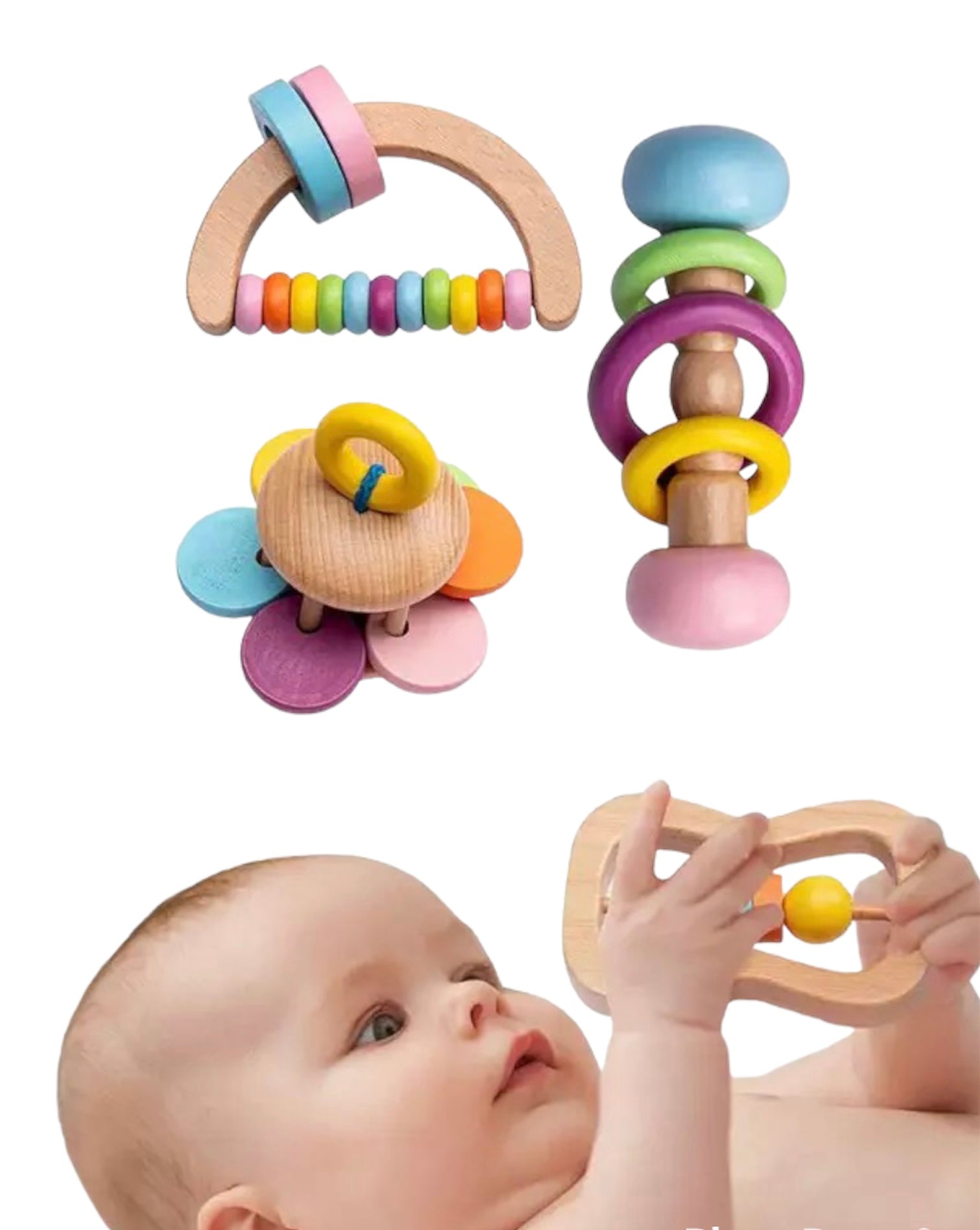 Pack de sonajeros bebes Montessorikidschile