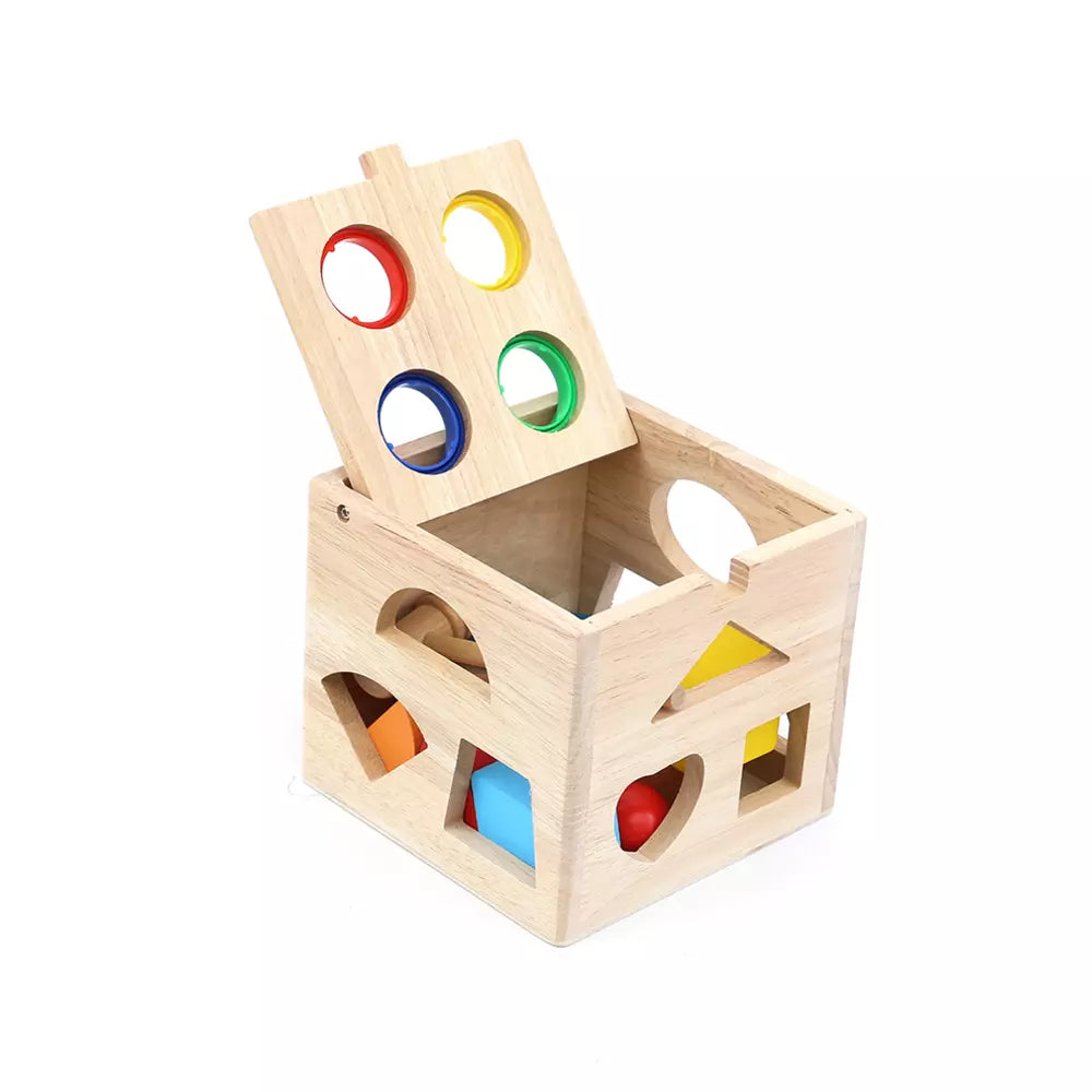 Cubo de encaje de madera Montessorikidschile