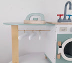 Lavandería de Madera Montessori para Niños | Juego Didáctico
