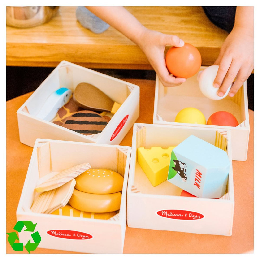 Set de alimentos de madera Melissa & Doug - Montessorikidschile
