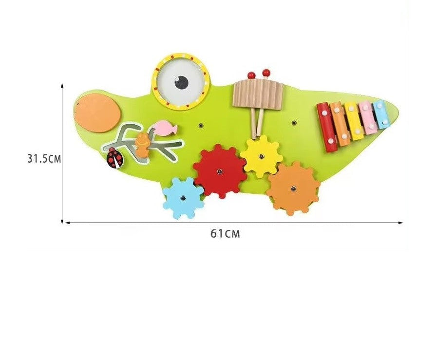 Tablero sensorial der pared Montessori Montessorikidschile