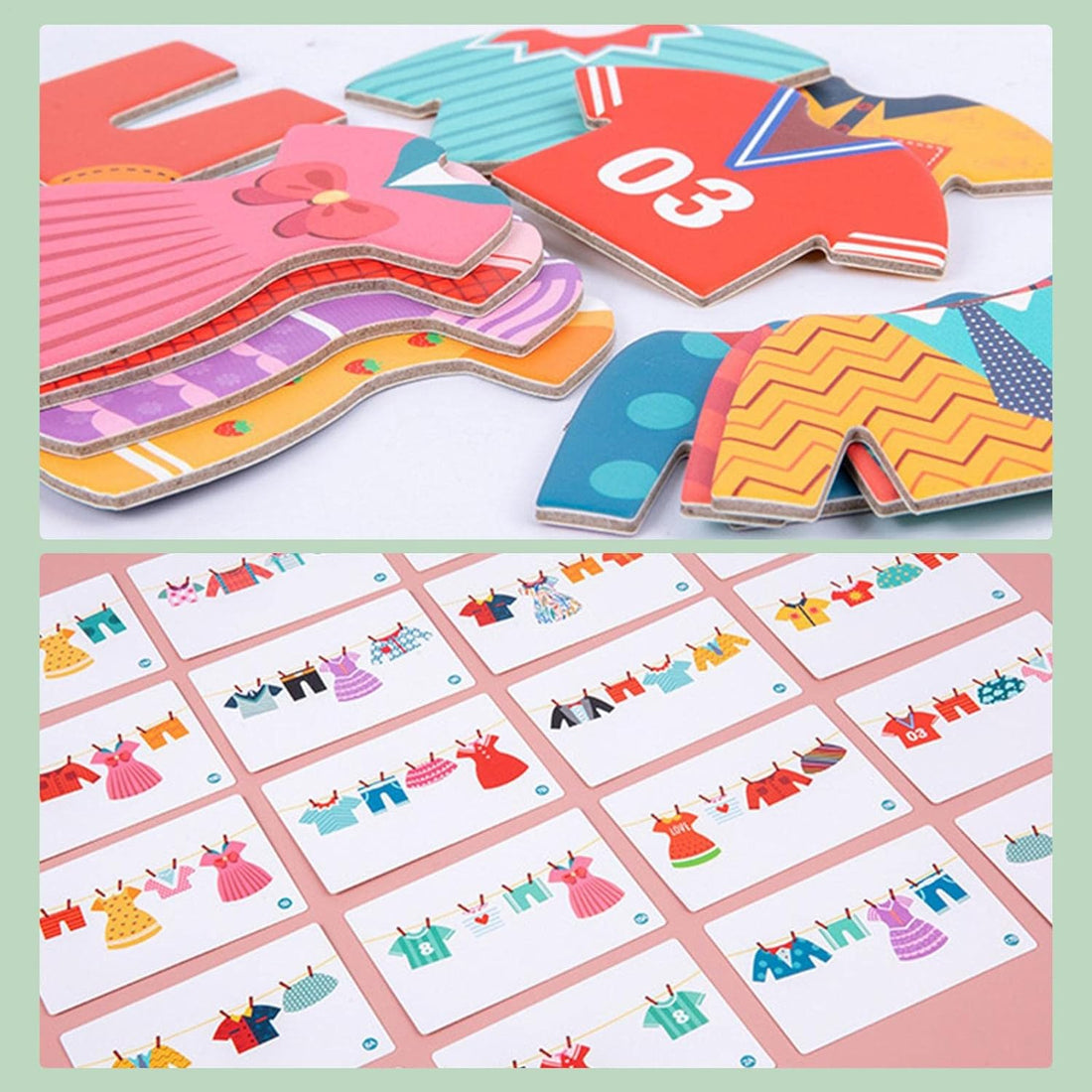 Juego de clasificación Montessorikidschile