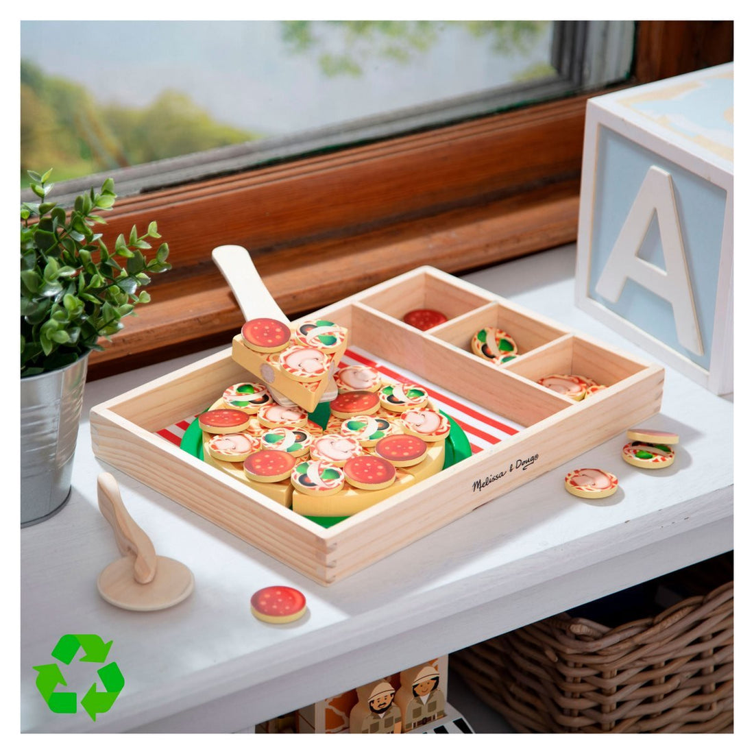 Juego de pizza Melissa & Doug - Montessorikidschile