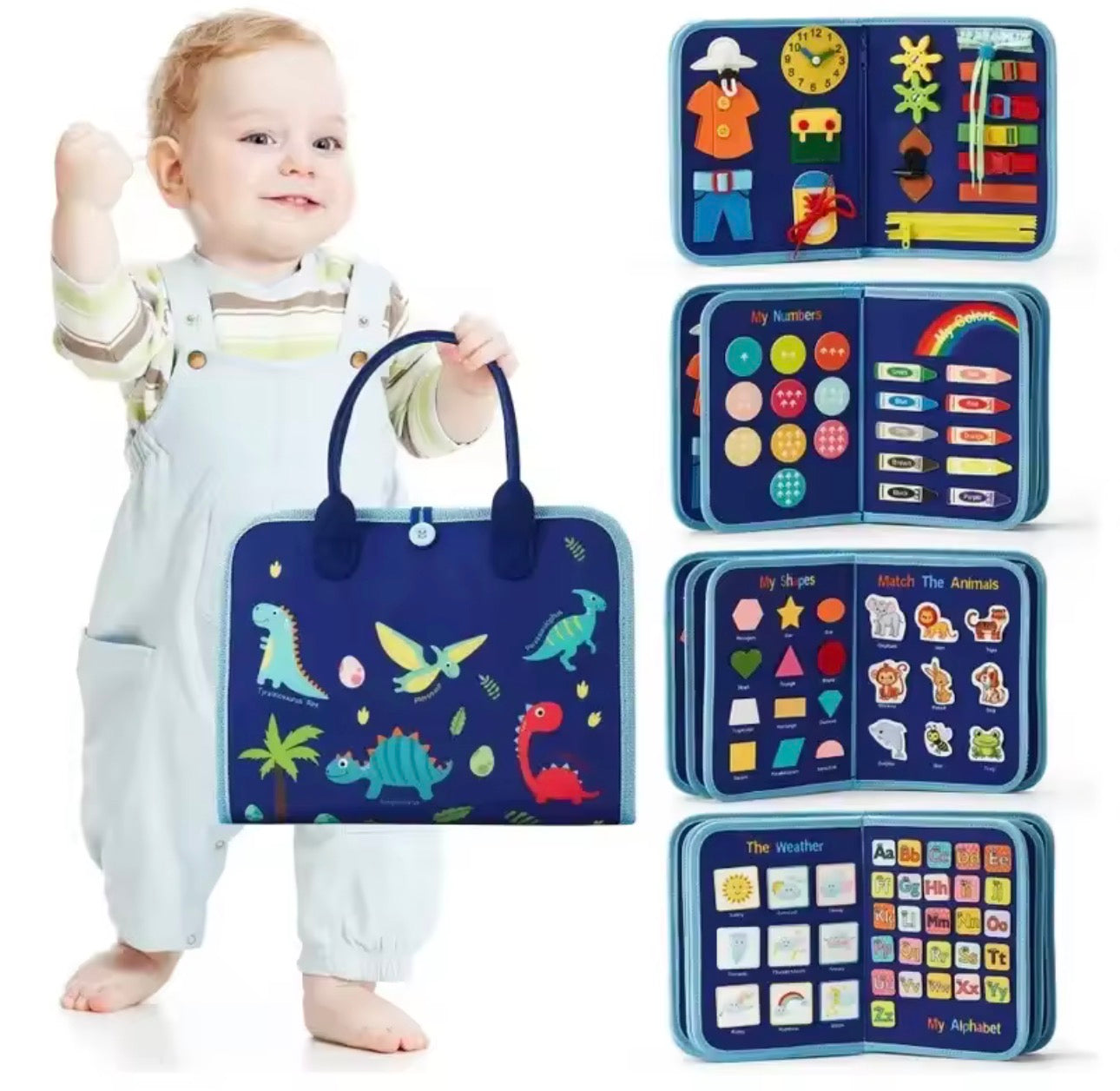 Carpeta sensorial multiactividades Montessorikidschile