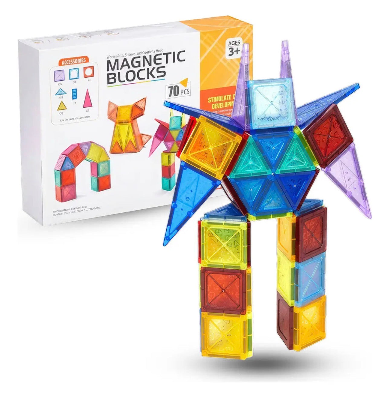 Magnéticos  70 piezas Montessorikidschile
