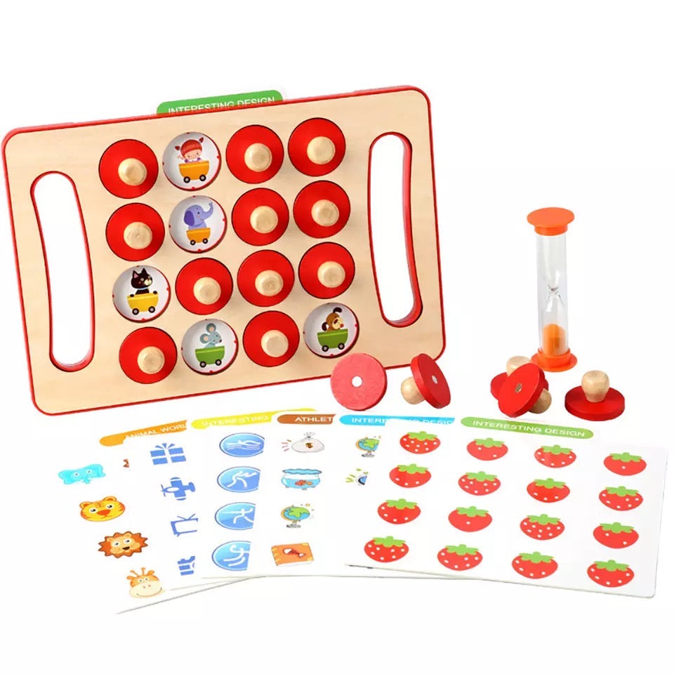 Memorice  con Tarjetas Intercambiables Montessorikidschile