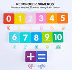 Juego de Cálculo Matemático Suma y Resta con Dedos Montessori