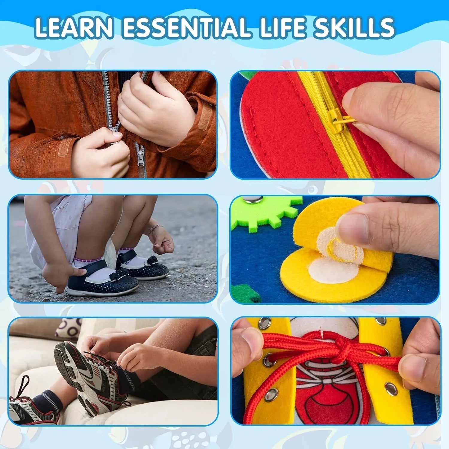 Carpeta sensorial multiactividades Montessorikidschile