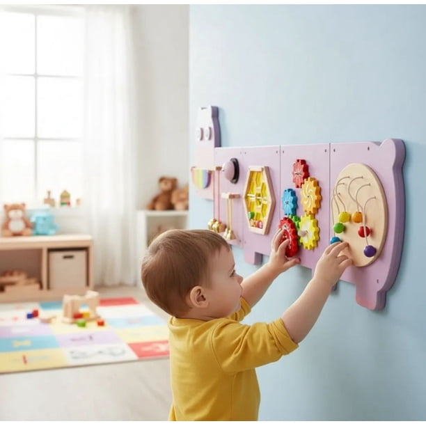 Tablero Montessori de madera Montessorikidschile