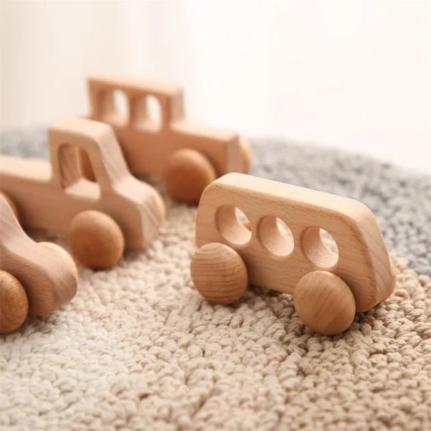 Autos de madera Montessori Montessorikidschile