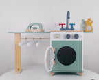 Lavandería de Madera Montessori para Niños | Juego Didáctico