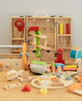 Caja de herramientas de madera - Montessorikidschile
