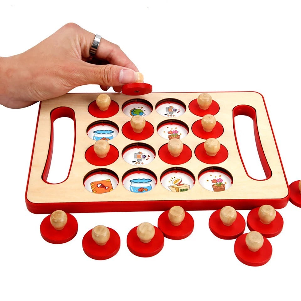 Memorice  con Tarjetas Intercambiables Montessorikidschile
