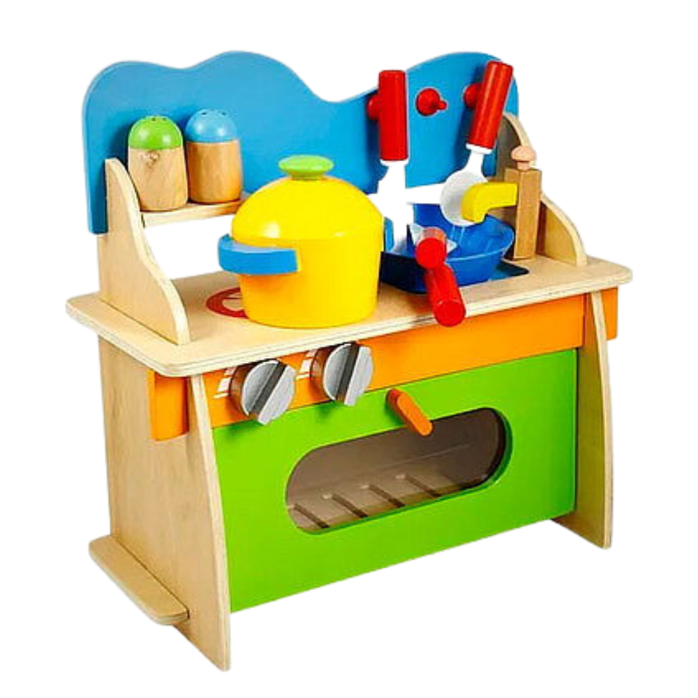 Cocina de madera Montessori Montessorikidschile