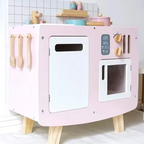 Cocinas de Madera Infantil Retro | Juego Montessori de Imaginación Montessorikidschile