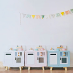 Cocinas de Madera Infantil Retro | Juego Montessori de Imaginación Montessorikidschile