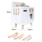 Cocinas de Madera Infantil Retro | Juego Montessori de Imaginación Montessorikidschile