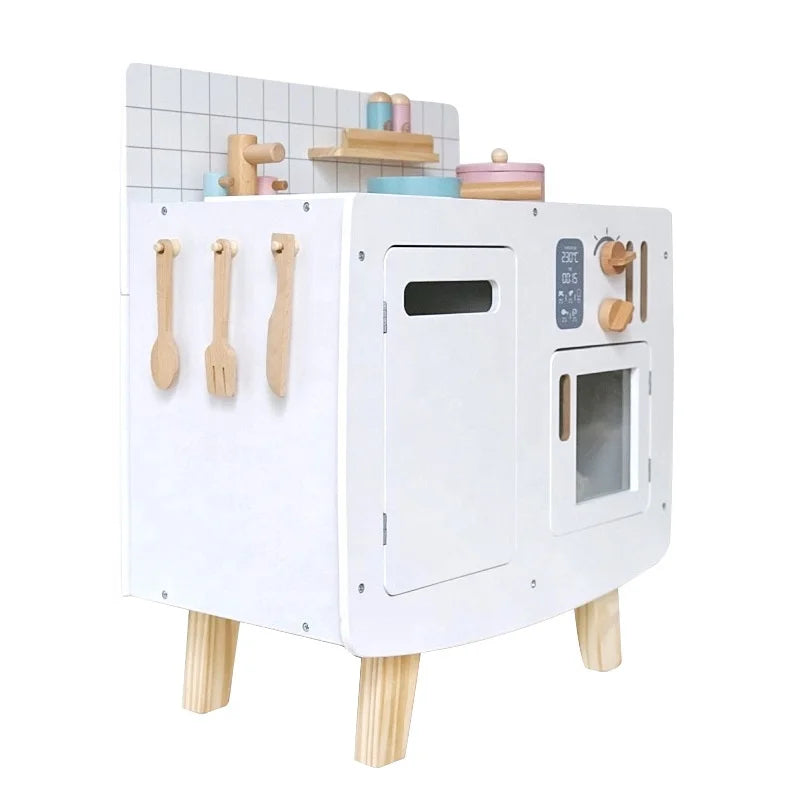 Cocinas de Madera Infantil Retro | Juego Montessori de Imaginación Montessorikidschile