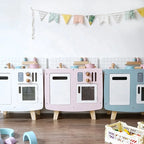 Cocinas de Madera Infantil Retro | Juego Montessori de Imaginación Montessorikidschile