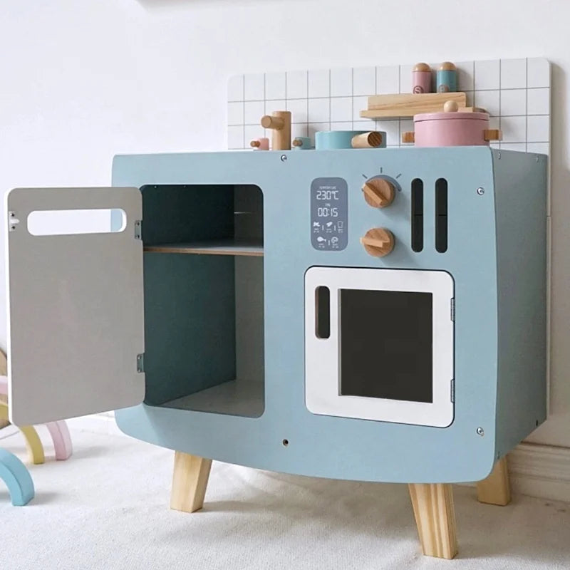 Cocinas de Madera Infantil Retro | Juego Montessori de Imaginación Montessorikidschile