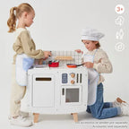 Cocinas de Madera Infantil Retro | Juego Montessori de Imaginación Montessorikidschile