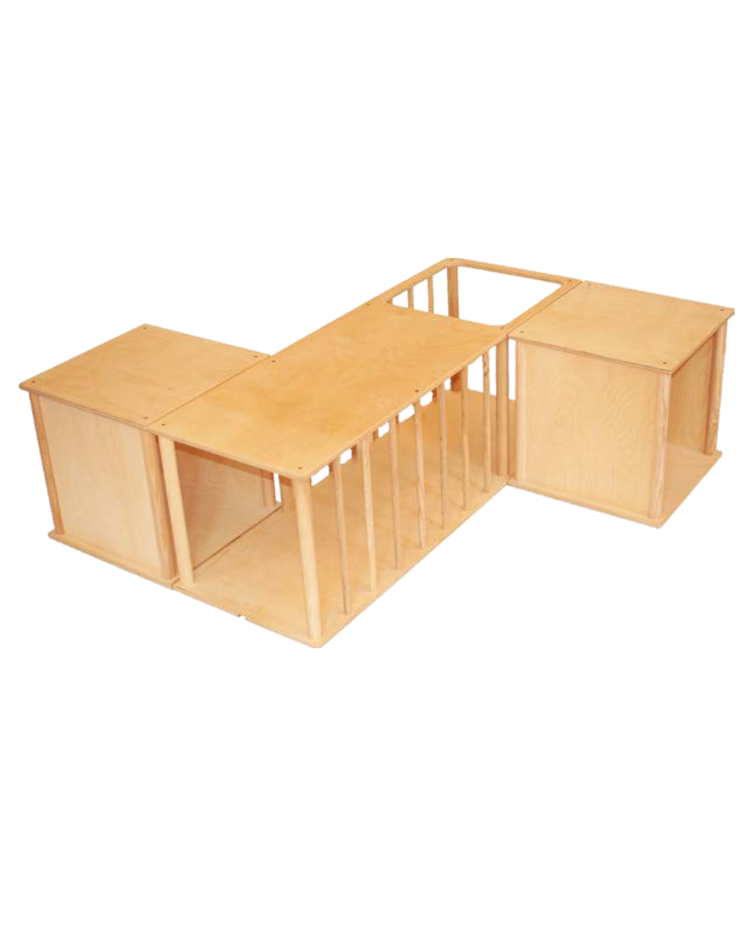 Tunel laberinto pikler + 2 Cubos Pikler Montessorikidschile