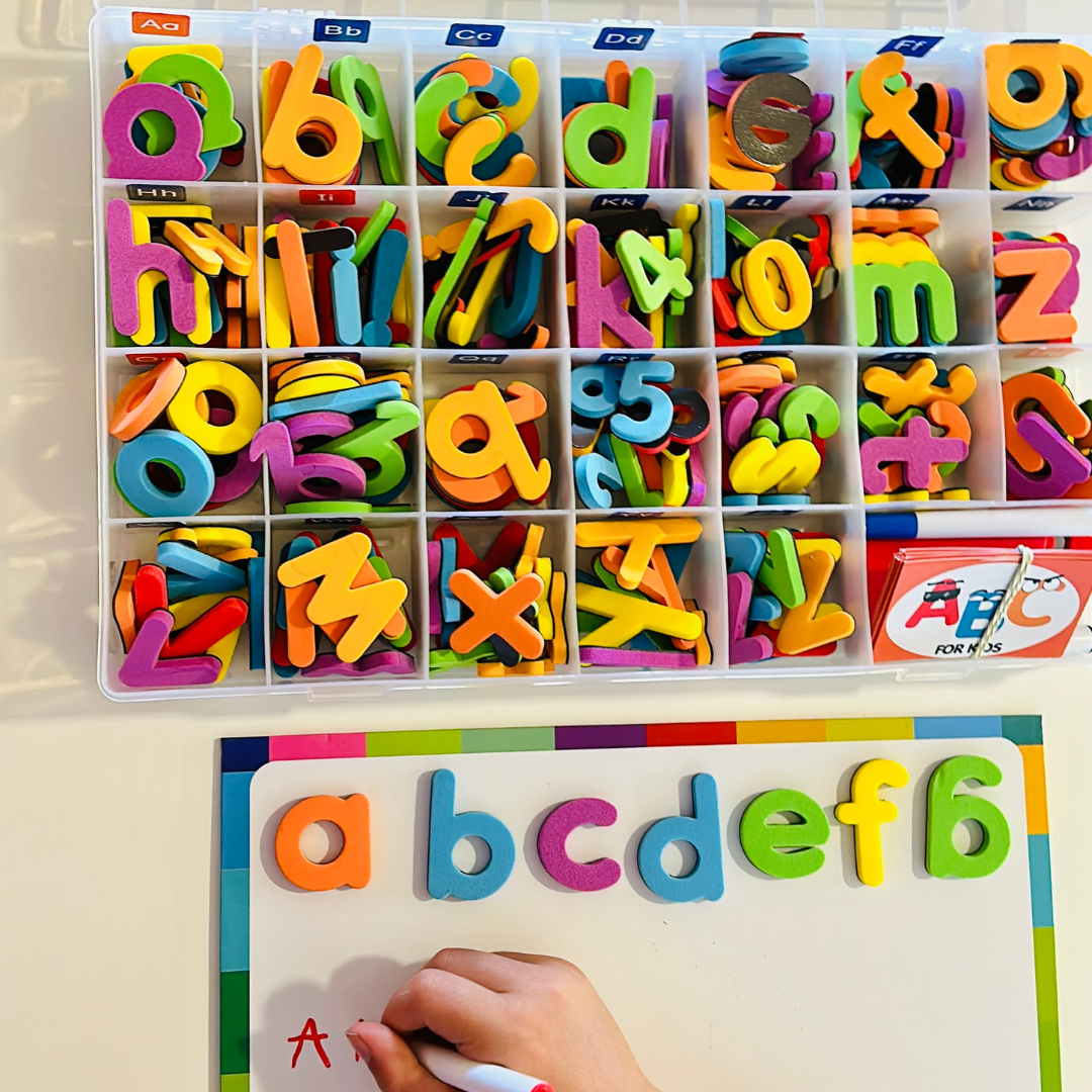 Juego de Letras Magnéticas del Alfabeto - Aprendizaje Divertido para Niños 🎨📚 - Montessorikidschile