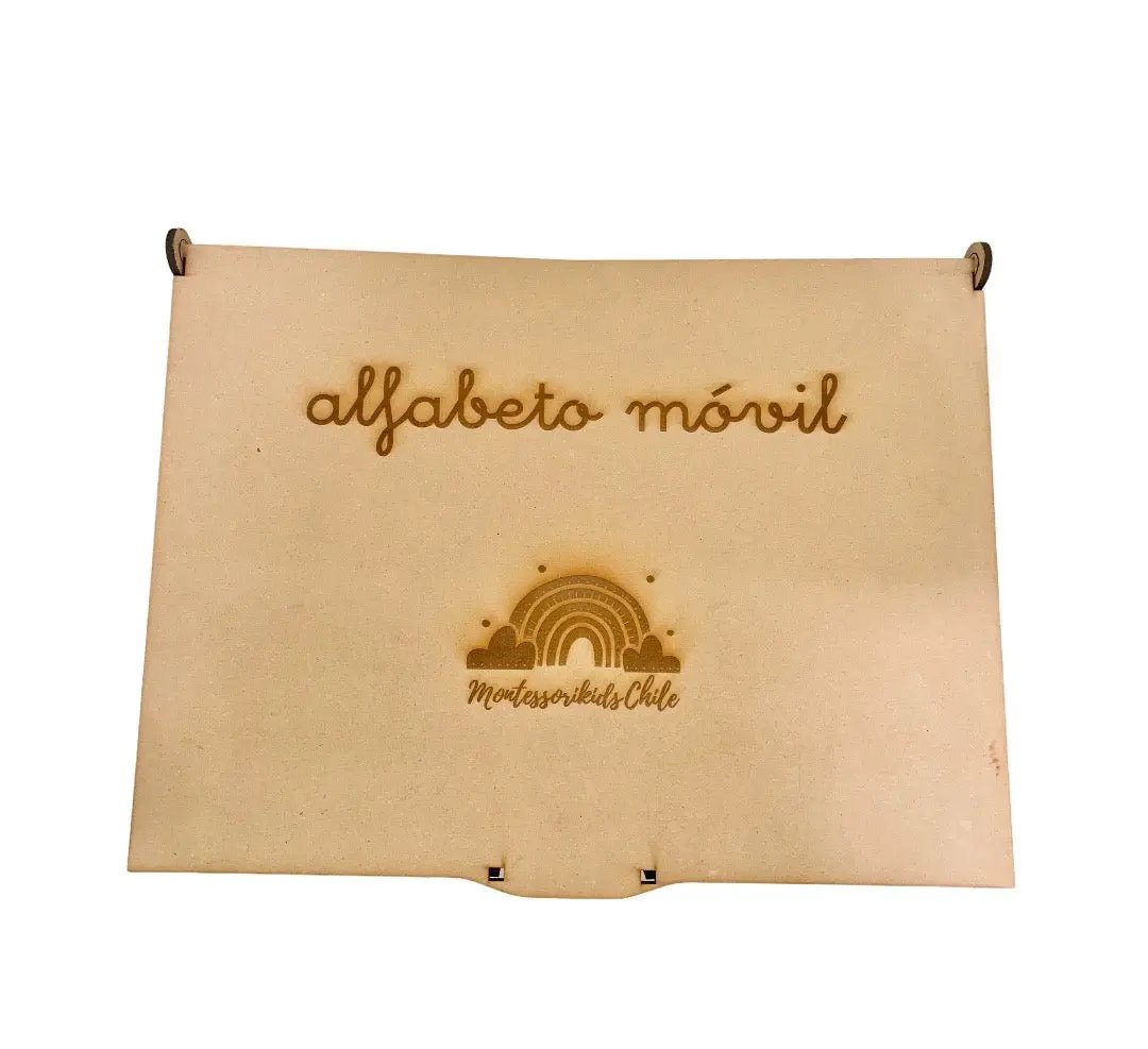 Alfabeto móvil 130 letras letra cursiva - Montessorikidschile