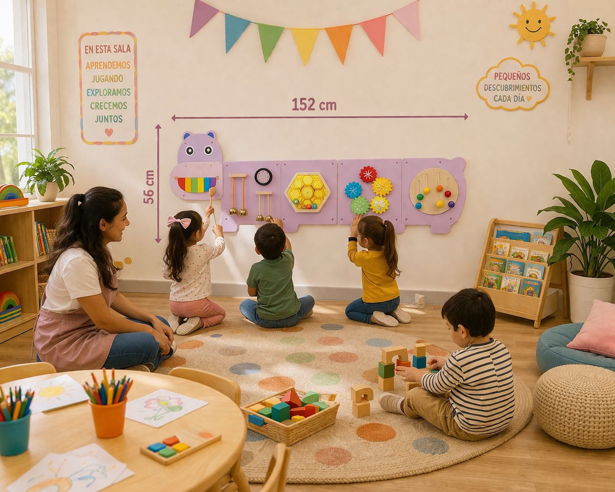 Tablero Montessori de madera Montessorikidschile