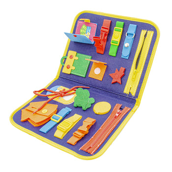 Carpeta de fieltro con cierres - Montessorikidschile